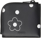 Kenzo Black Polka Dot Wallet