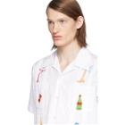 Marni White Embroidered Shirt