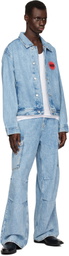 Hugo Blue Faded Denim Jacket