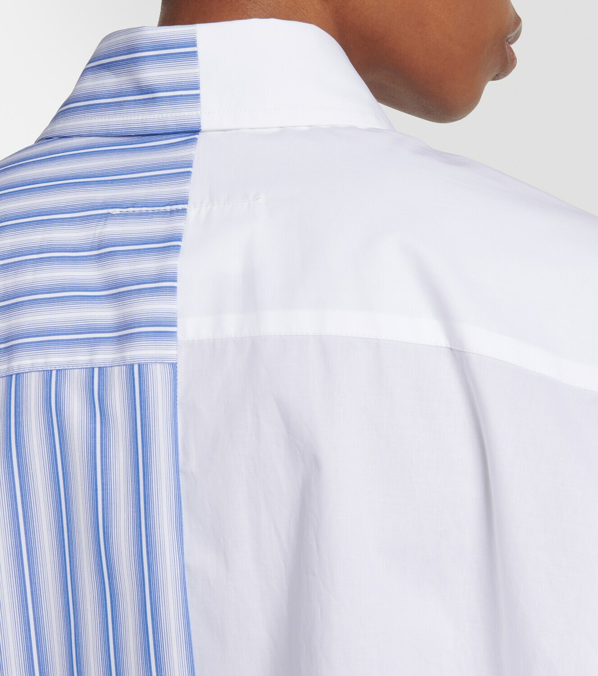 MM6 Maison Margiela Logo cotton poplin shirt