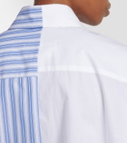 MM6 Maison Margiela Logo cotton poplin shirt
