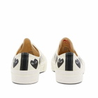 Comme des Garçons Play Men's x Converse Multi Heart Low Top Sneake Sneakers in Beige