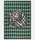 Fornasetti Argyle wool blanket