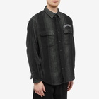 thisisneverthat Men's Striped Flannel Shirt in Black