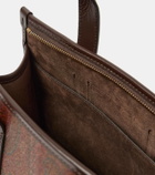 Etro Bauletto Large paisley canvas tote bag
