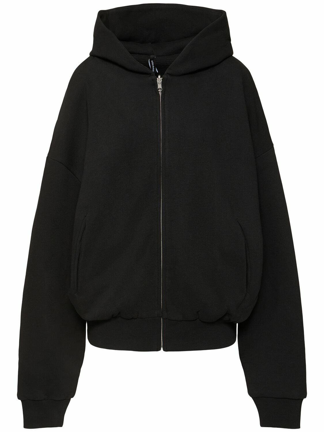 ENTIRE STUDIOS Washed Cotton Thermal Zip Hoodie Entire Studios