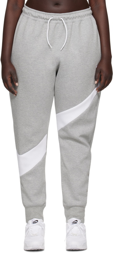 Photo: Nike Grey Swoosh Tech Lounge Pants
