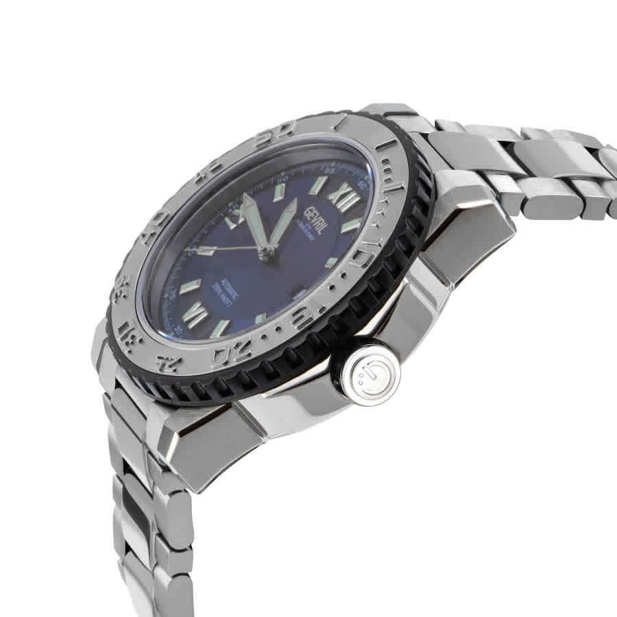 Gevril Seacloud Automatic Blue Dial Mens Watch 31209B