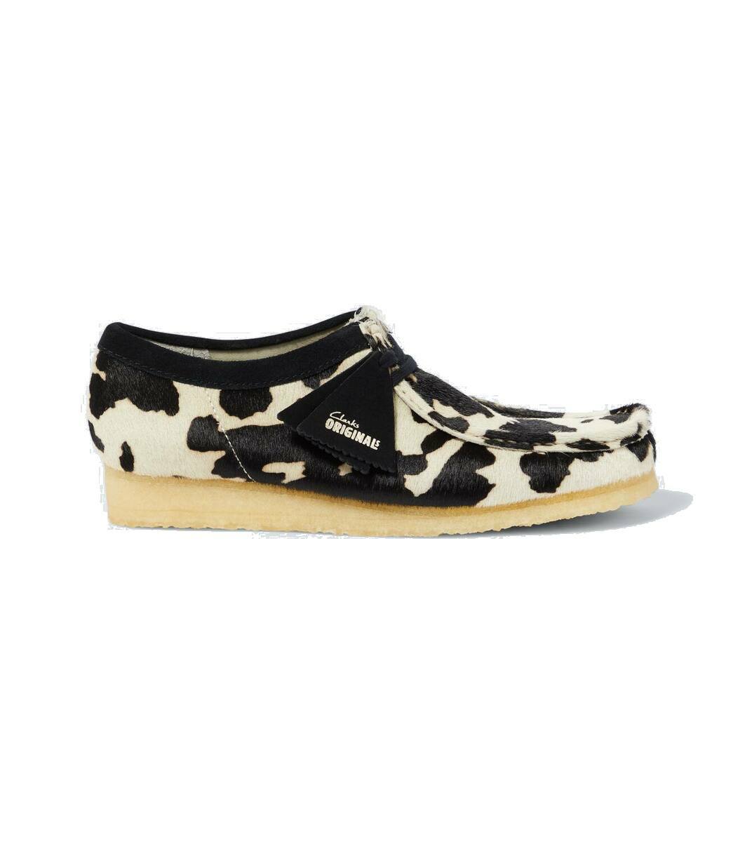 clarks animal print wallabee
