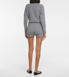 Erdem - Kinsley ribbed-knit wool-blend shorts