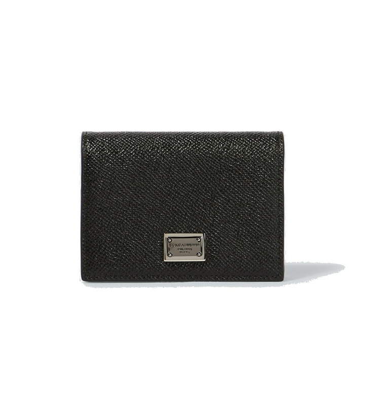 Photo: Dolce&Gabbana - Dauphine grained leather wallet