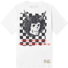 AMIRI Wes Lang Checker Skull T-Shirt in White