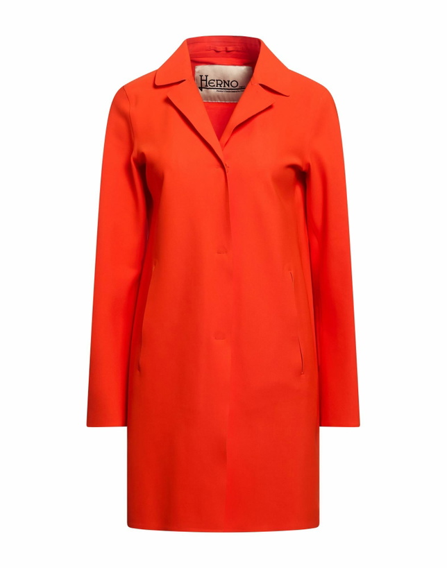 Photo: Herno Womens Overcoat & Trench Coat in Tomato red