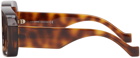 Loewe Tortoiseshell Paula's Ibiza Big Square Sunglasses