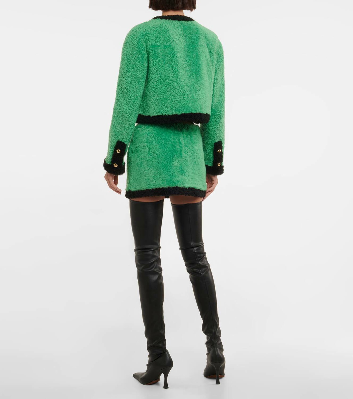 Blancha Shearling miniskirt