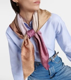 Gucci GG silk jacquard scarf