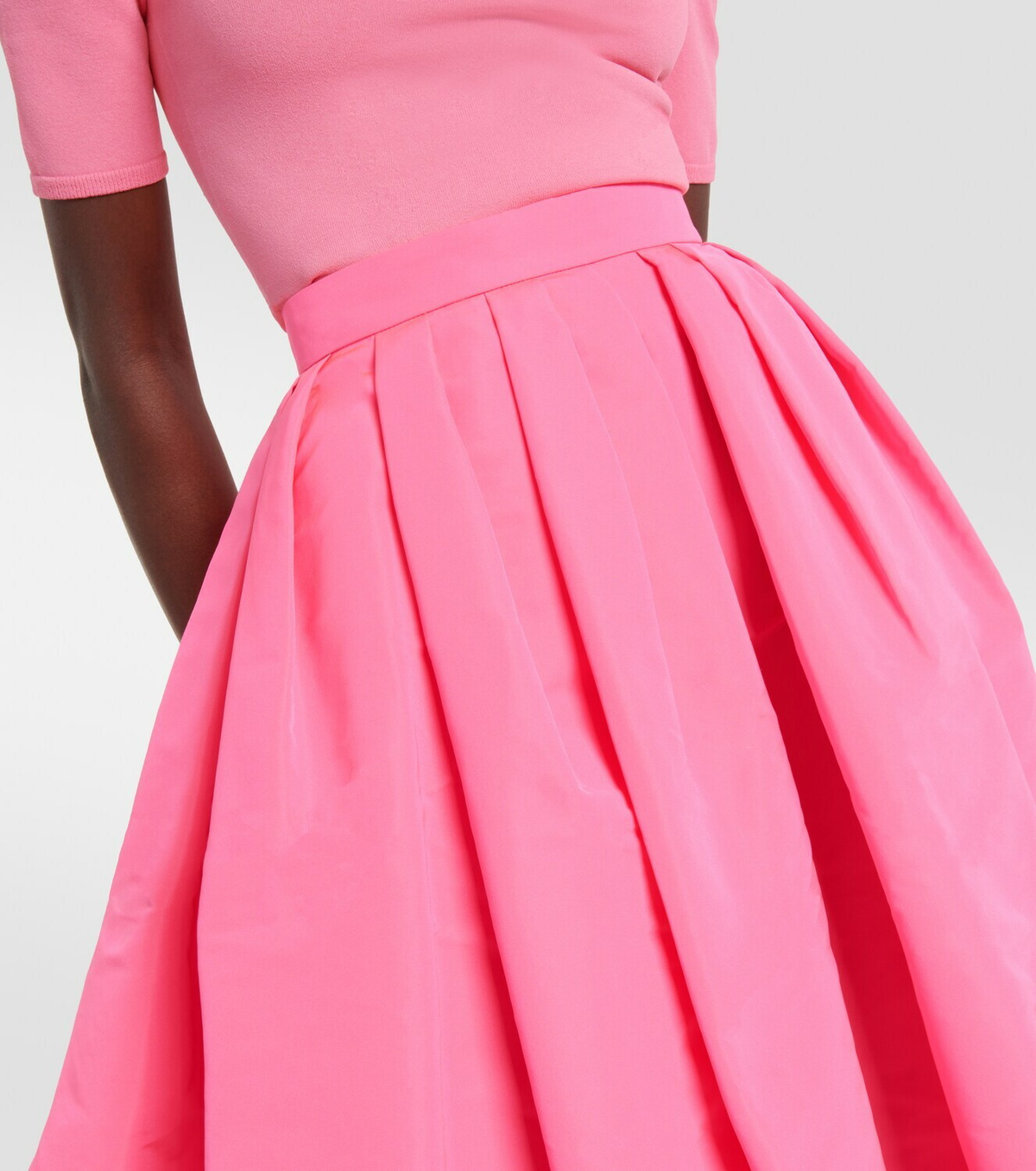 スカート ALEXANDER MCQUEEN Women Skirts 734536Q1A5B5003 Pink Alexander Mcqueen Ruffle skirt - Pink - Women | 734536Q1A5B5003