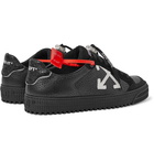 Off-White - 3.0 Polo Suede-Trimmed Leather Sneakers - Men - Black