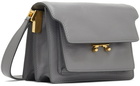 Marni Grey Mini Trunk Shoulder Bag