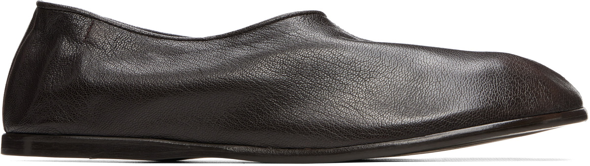 LEMAIRE Brown Sock Slip-on Flats