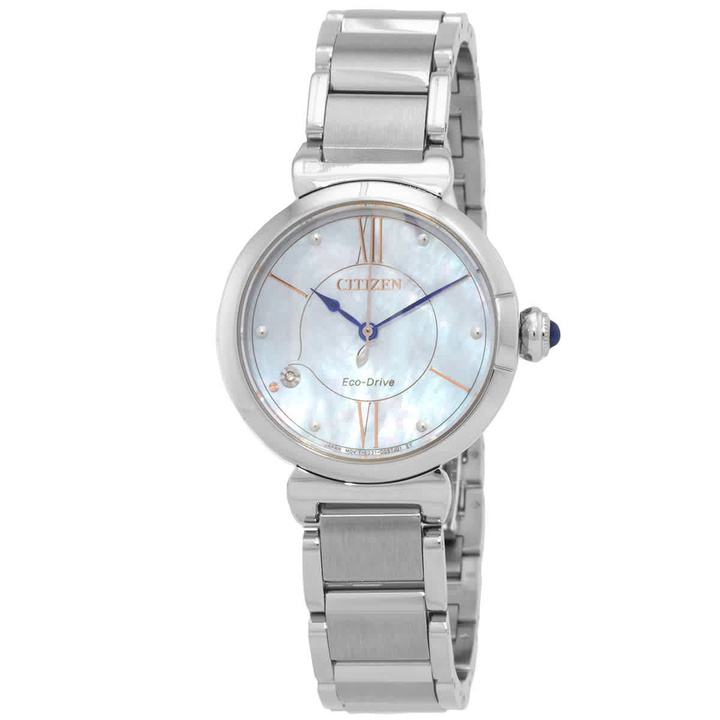 Photo: Citizen L Series Eco-Drive Mother of Pearl Dial Ladies Watch EM1070-83D