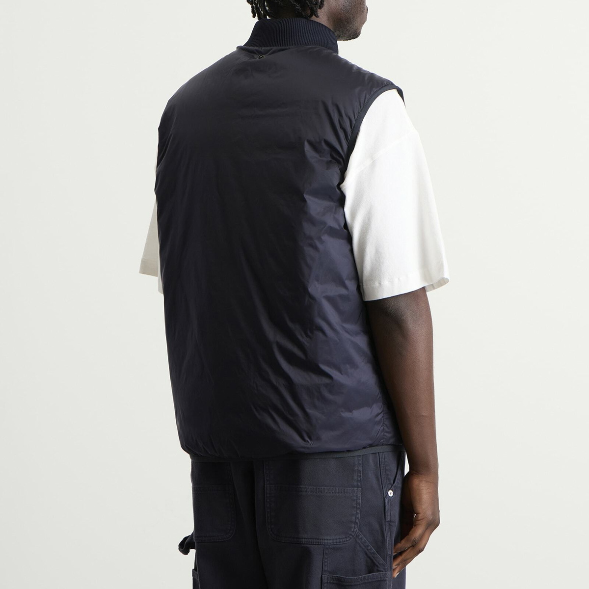 Moncler Men's Vydori Shirt Jacket & Gilet Set in Navy
