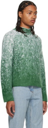 LOW CLASSIC Green Gradient Sweater