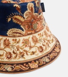 Zimmermann Reversible printed linen bucket hat