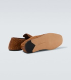 Bottega Veneta Palazzo Intrecciato suede loafers