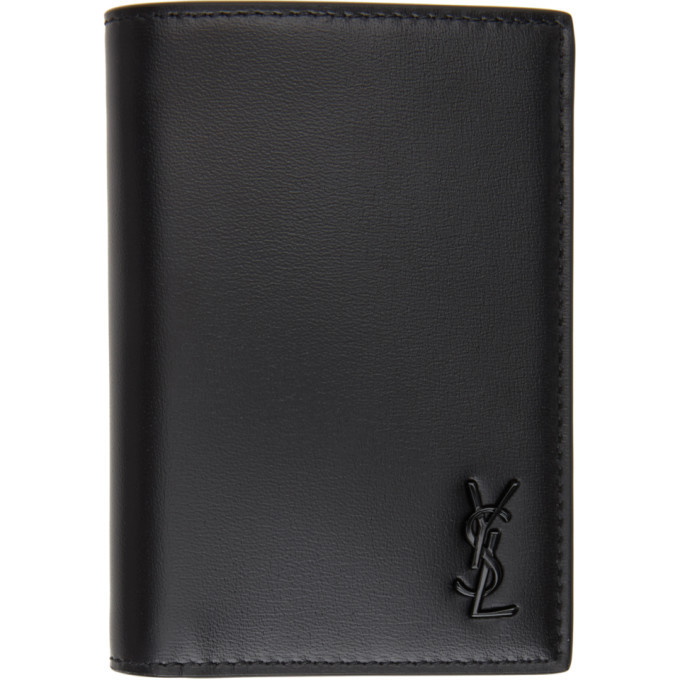 Photo: Saint Laurent Black Tiny Monogramme Wallet