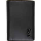 Saint Laurent Black Tiny Monogramme Wallet