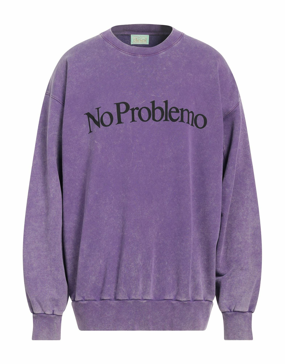 Aries Mens Sweatshirt in Purple