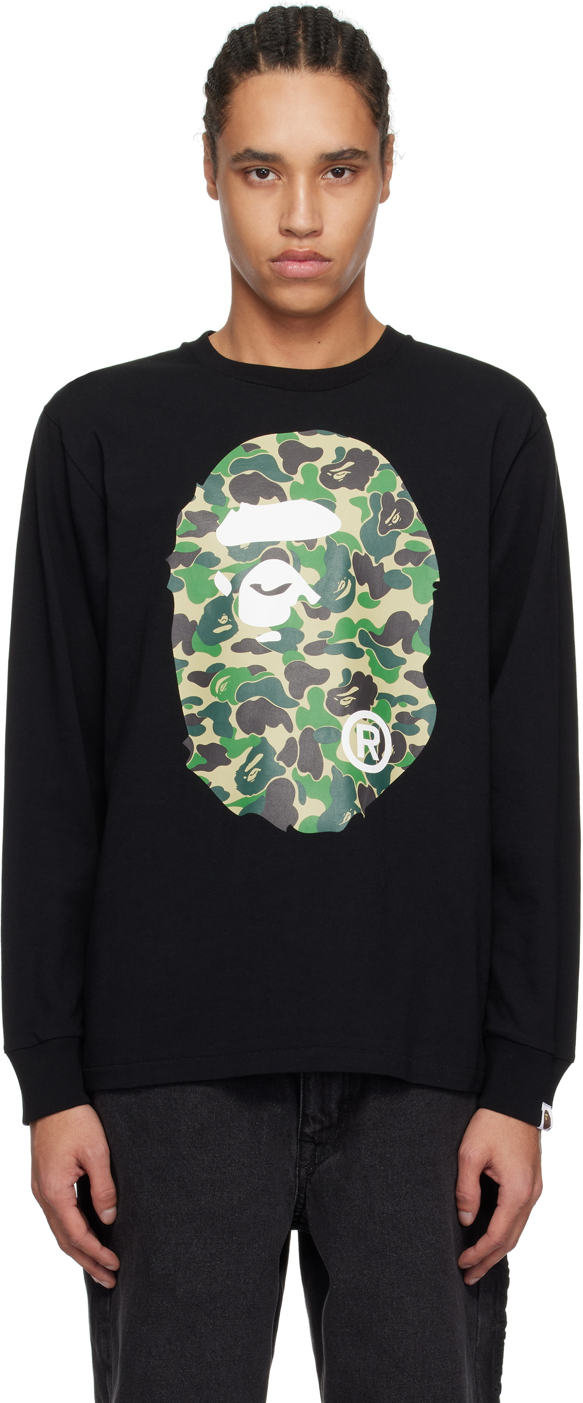 BAPE White Pixel Comic Ape Head T-shirt A Bathing Ape