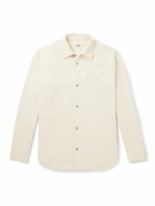 NN07 - Freddy Garment-Dyed Recycled-Cotton Twill Overshirt - Neutrals