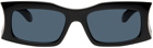 Balenciaga Black Rectangular Sunglasses