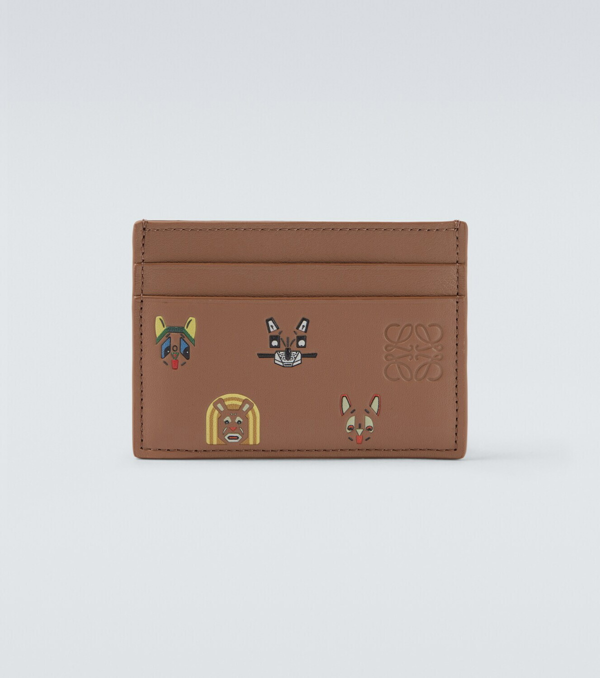 Loewe x Louis Wain printed leather cardholder