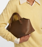 The Row Terrasse leather top-handle bag