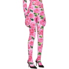 Richard Quinn Pink Floral Leggings