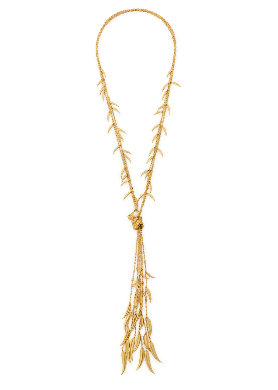 Zimmermann Mira Lariat 16kt Gold-plated Necklace - One Size