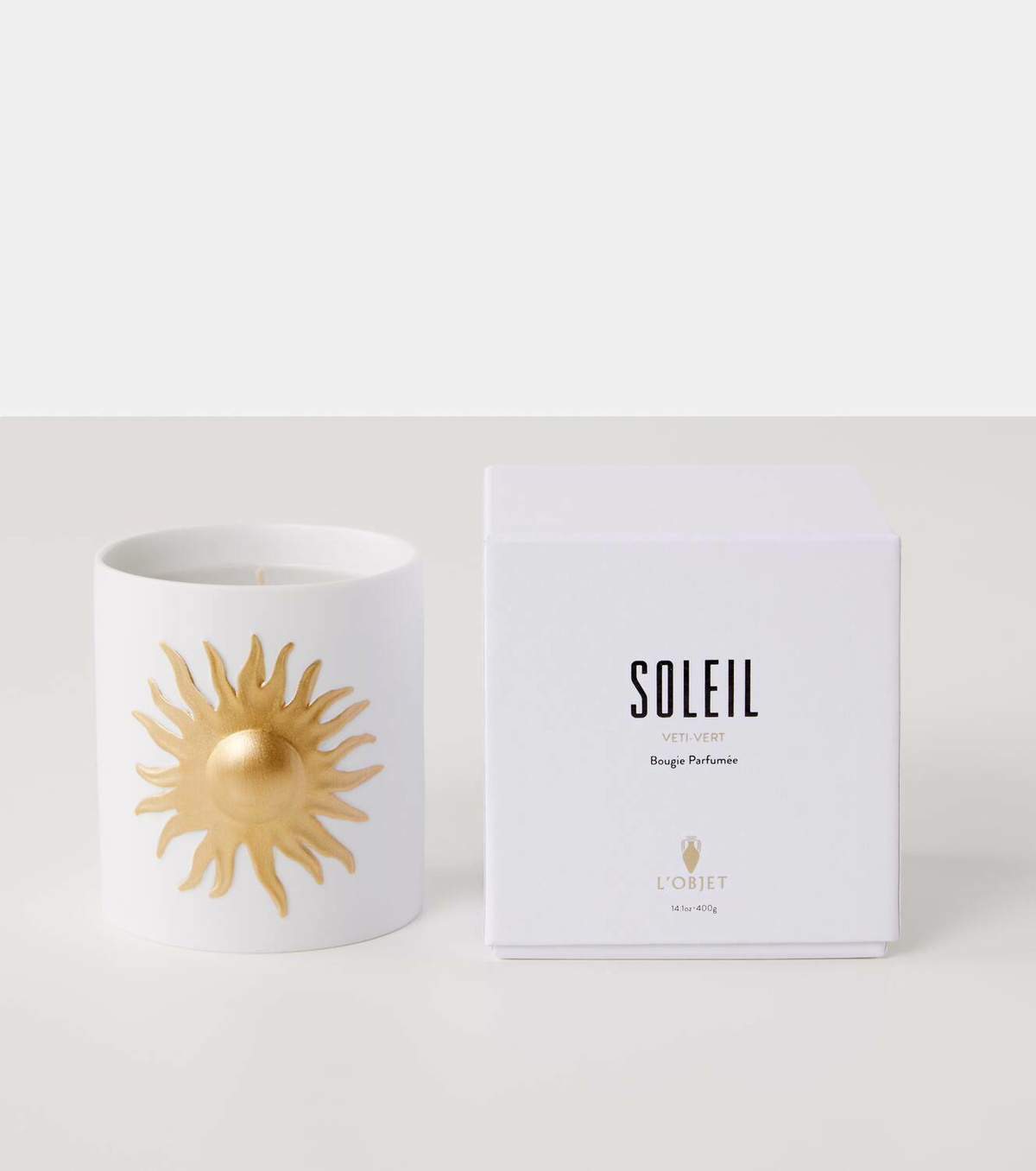 L'Objet Soleil porcelain scented candle