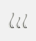 Georg Jensen Cobra set of 3 stainless steel candle holders by Constantin Wortmann