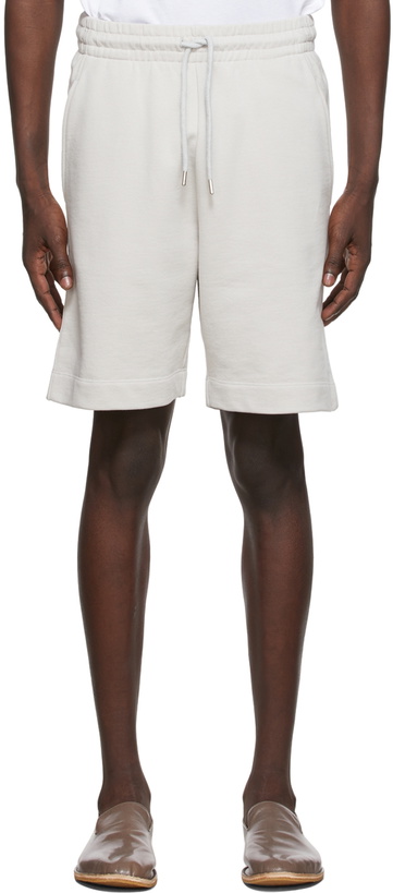 Photo: Dries Van Noten Grey French Terry Shorts