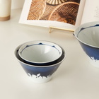 BEAMS JAPAN Mt Fuji Bowl - Set of 3 in Navy