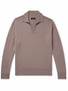 Rag & Bone - Johnny Cashmere Polo Shirt - Brown