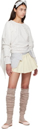Ashley Williams Off-White Wing Top