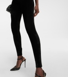 Roland Mouret Cutout chenille jumpsuit