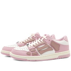 AMIRI Women's Skeleton Low Top Sneakers in Baby Pink