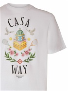 CASABLANCA - Casa Way Print Organic Cotton T-shirt