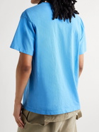 Camp High - Printed Cotton-Jersey T-Shirt - Blue