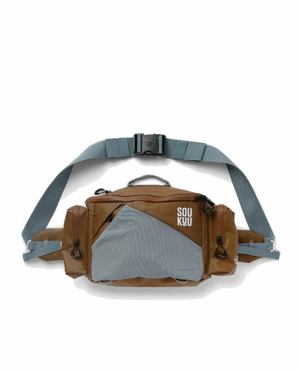 Photo: The North Face Tnf X Project U Waistpack Brown/Grey - Mens - Small Bags